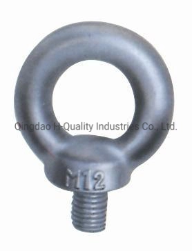 Rigging DIN580 Carbon Steel Drop Forged Galvanized Lifting Eye Bolt with Metric Thread