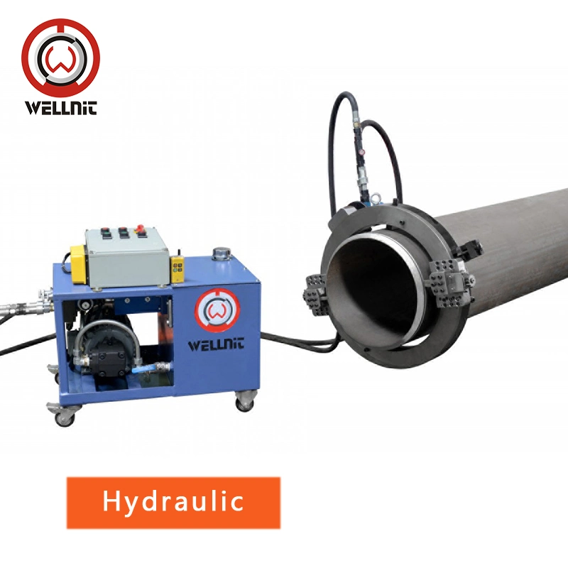 Hydraulic Clamshell Split Frame Pipe Cutting and Beveling Machine