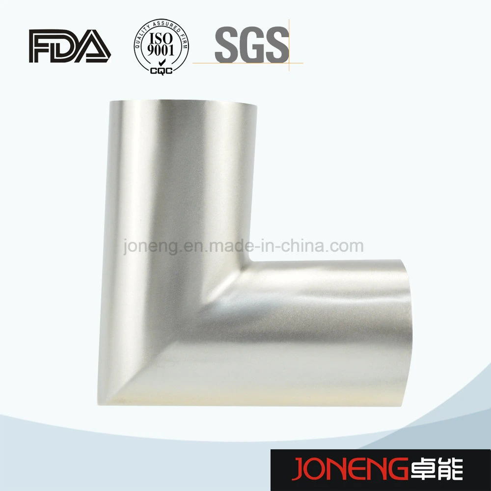 Stainless Steel Pipe Fitting Triclover Clamped 90d Elbow (JN-FT1007)