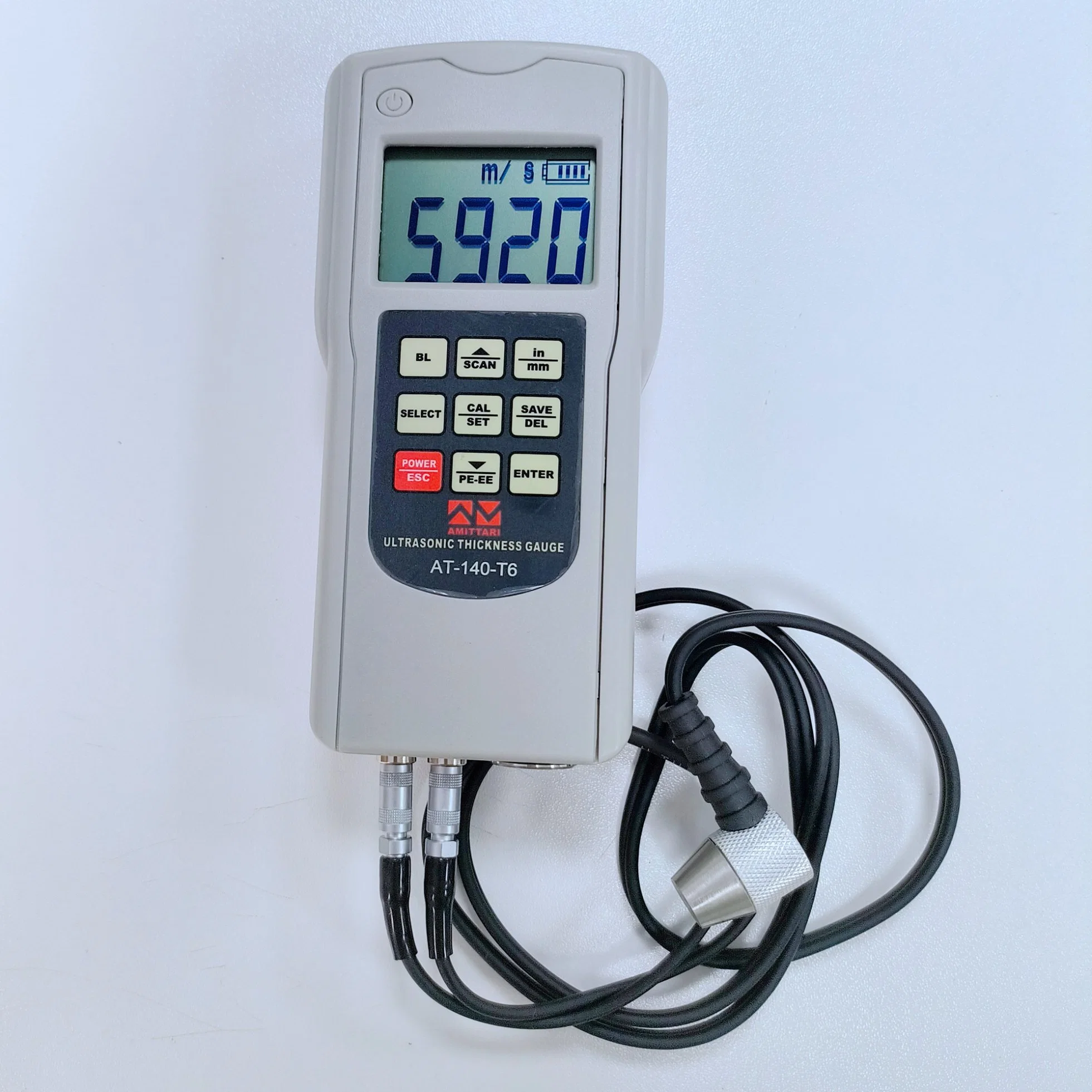 Digital Trough Ultrasonic Thickness Gauge Measuring Instrument