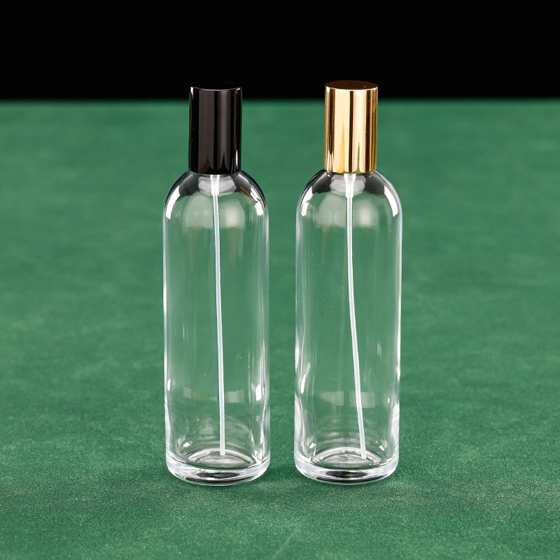 100ml Refillable Spray Perfume Bottles Cosméticos Mist Atomizer vacío Portabe transparente recipiente de aceite esencial de vidrio para viajes