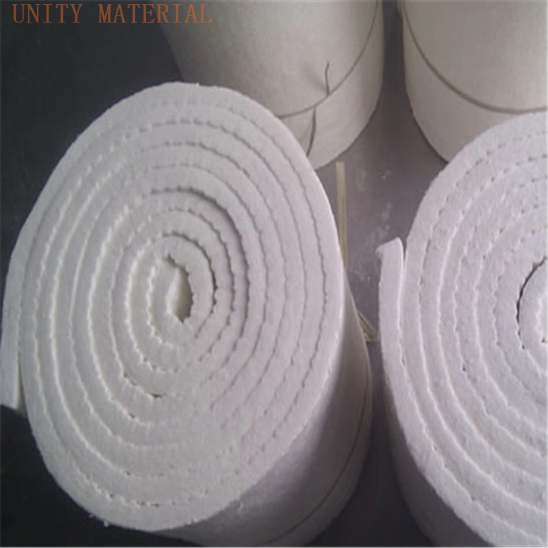 1260c 96 128 Kg/M3 50mm Thick Ceramic Fiber Blanket Roof Thermal Insulation Refractory Material