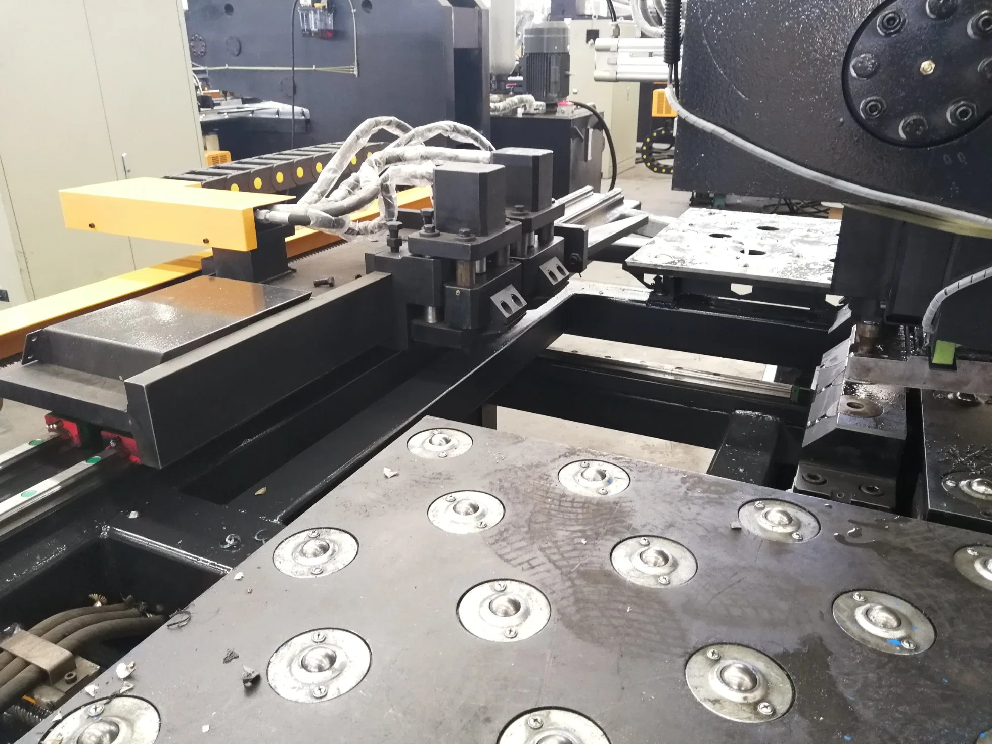 High Efficiency CNC Punching Drilling Marking Machine for High Tensile Plates