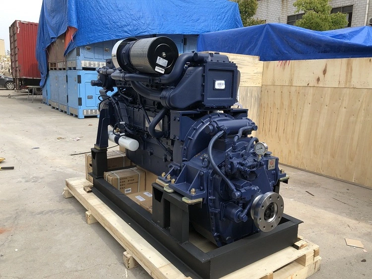 Hot Sale Brand New 4 Stroke 6 Cylinders Turbocharged Boat Motor Engine Water Cooled Fishing Ship Engine Weichai Marine Diesel Engine