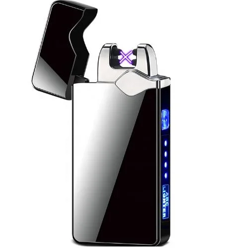 Allume-cigare plasma rechargeable USB sans flamme métallique