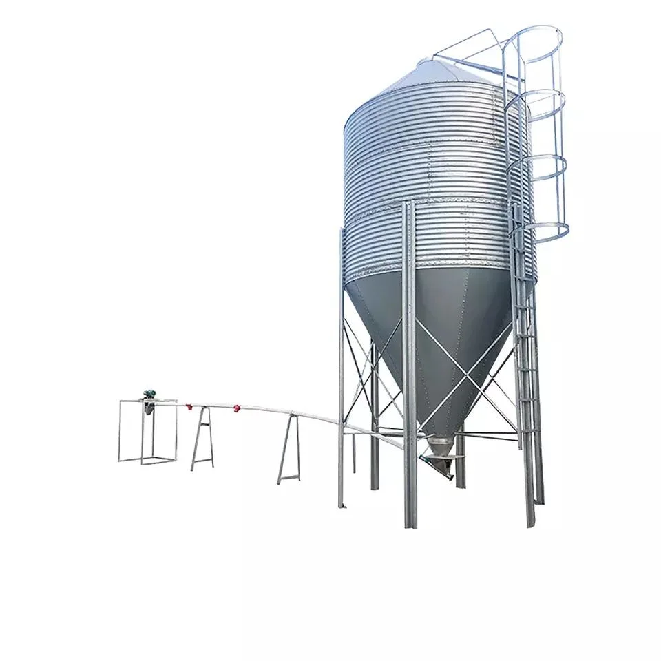 Automatic Pig Farm with Feeding Tower and Feeding Line Silos