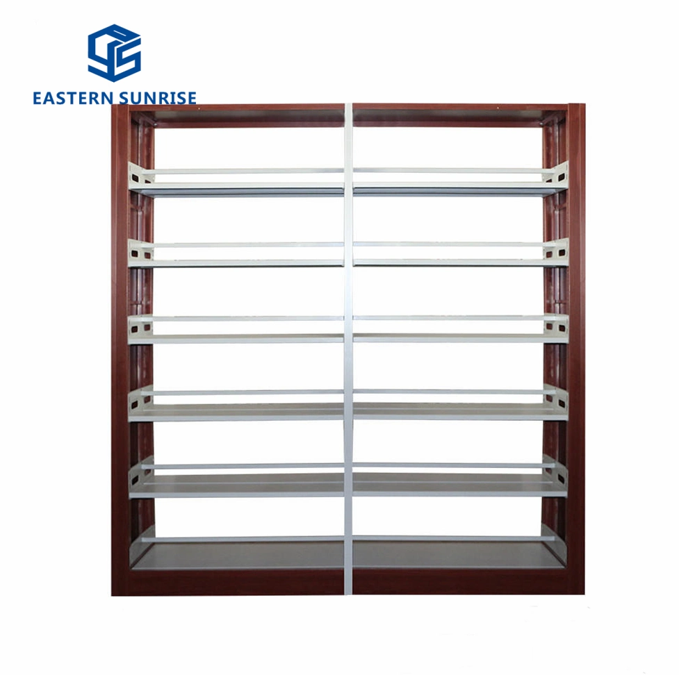 Factory Best Price High quality/High cost performance  Library Furniture Steel-Wood Bookshelf