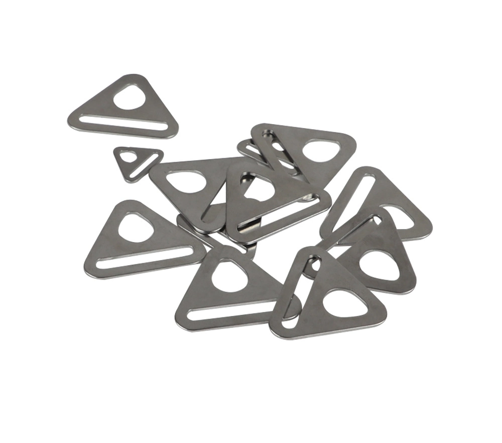 Custom Reinforce Triangle Buckle Stainless Steel Triangle Metal Stamping Parts for Tent Awning