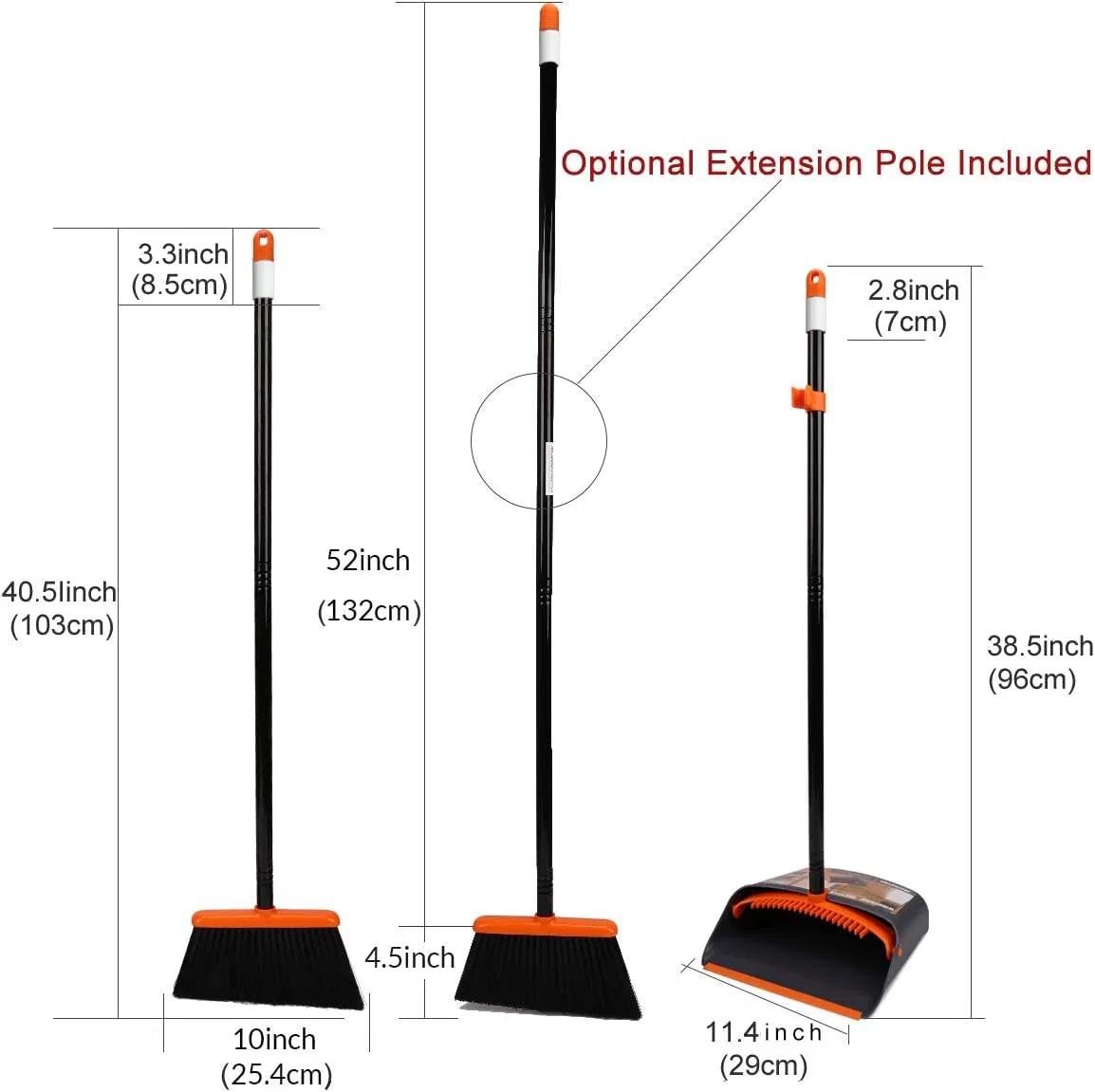 Staubsammlung kompakte Haushaltsgeräte Reinigungswerkzeuge Besen und Dustpan Setzen