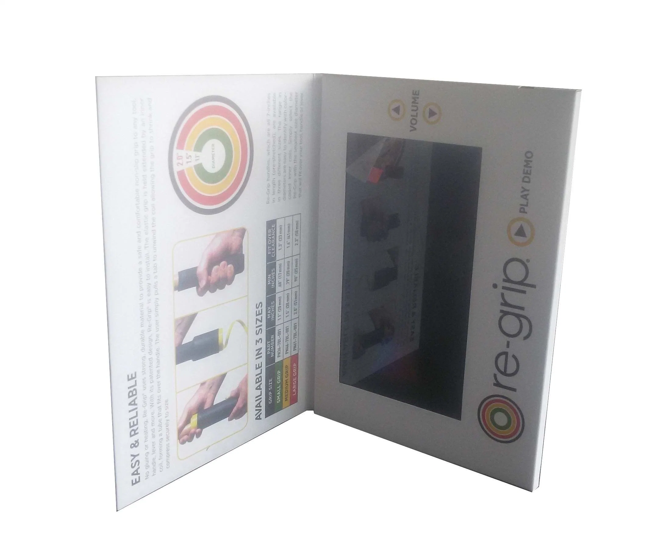 LCD Screen Video Brochure for Branding