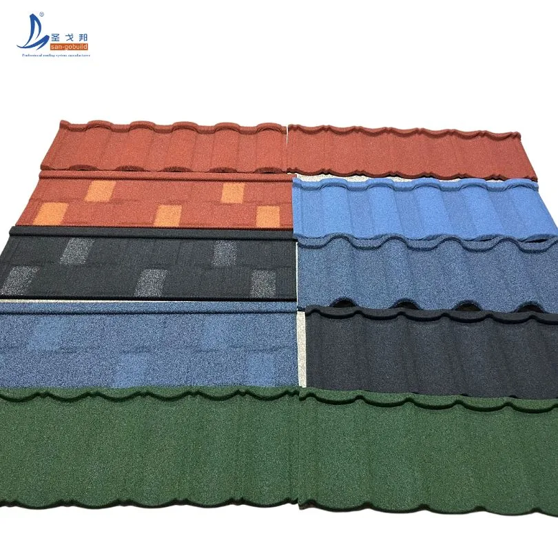 European and American Standard Metal Roof Tiles for Sale