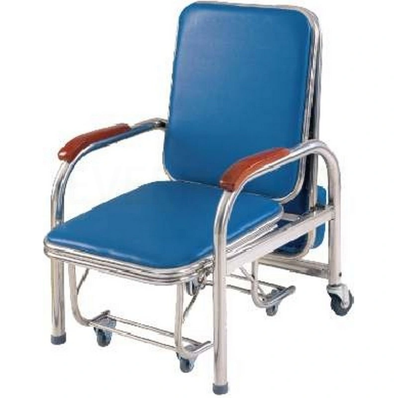 مستشفى كرسي نوم المريض الرغوي يصطحب كرسي السرير القابل للطي