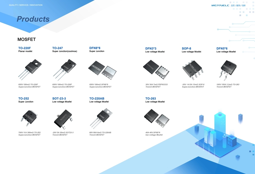 CS20N50FF TO-220F 500V 20A N-Channel MOSFET HV Planar MOSFET VDMOS  Semiconductor Diode