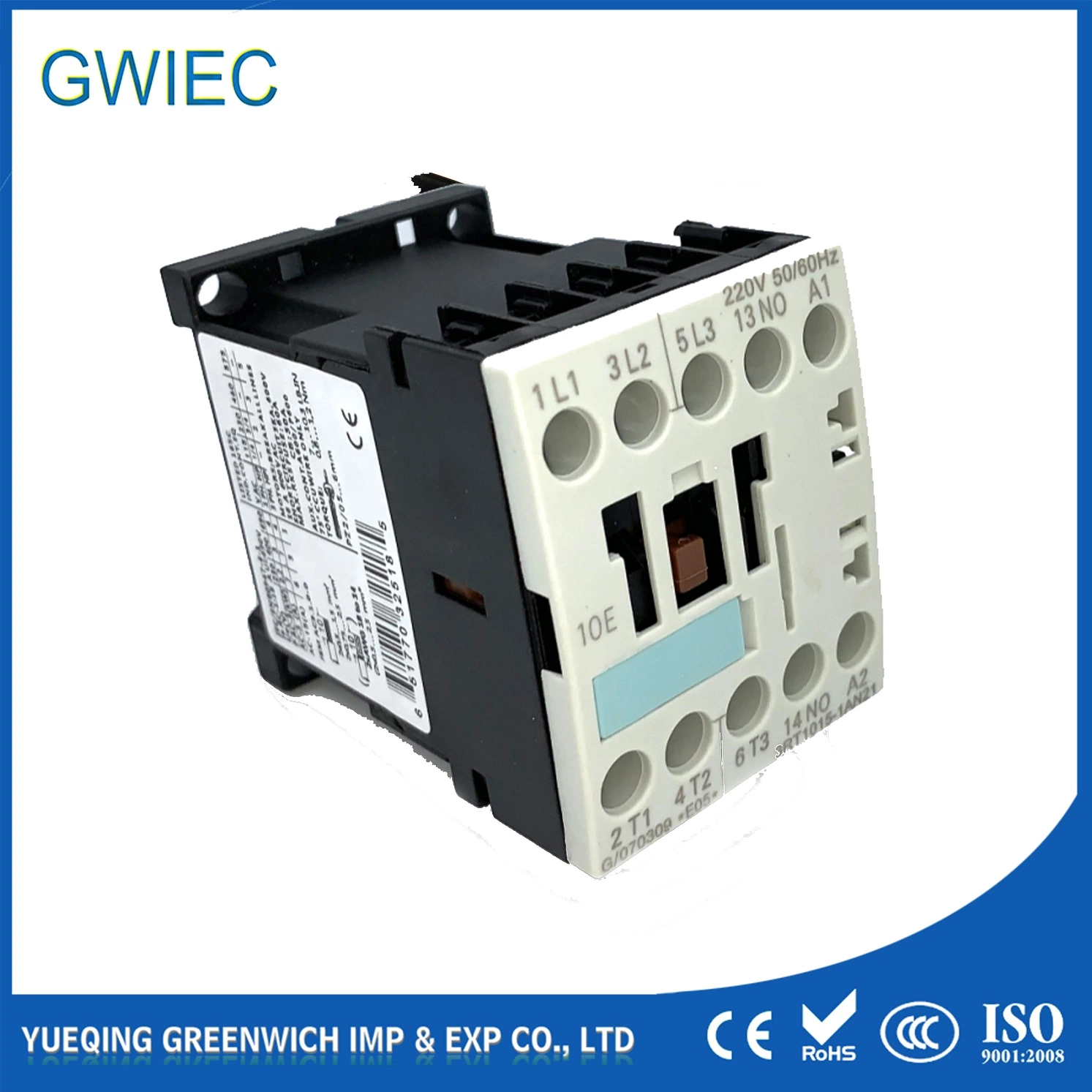 High Performance Negotiable 1no 1nc China Switch Type of Auxiliary AC Contactor 3rt-1016