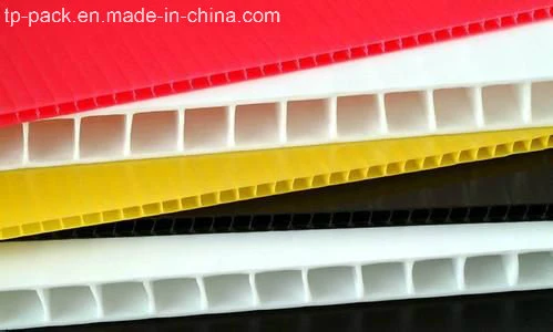 Twinwall/ Coreflute/ Corrugated/ PP Plastic Corrugated Sheet/ Corriboard/ Pallet Pad/ Buffering Board/ Layer Spacer/ Dividing Board/ Partition Board/ Placard