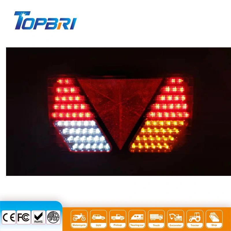 LED License Plate Rear Tail Light for Trailer Truck