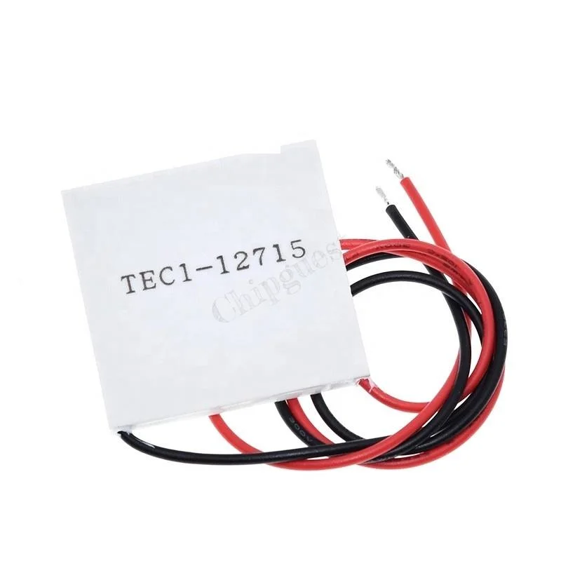 TEC1-12715 refroidisseur thermoélectrique TEC Peltier TEC1 12715 12V 15A 40*40mm Plaque de refroidissement du dissipateur thermique du module Peltier Elemente