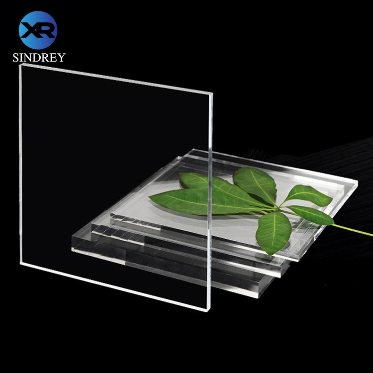 Sindrey Acrylic Panel Transparent Acrylic Product 94% Light Transmittance 1220*2440mm 1.7-25mm Thickness for Advertising