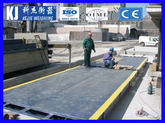 Digital 80 Tons Surface Mounted Weighbridge/Truck Scale with Weighing Controller From China Kejie Factory for Industrial Truck Weighing