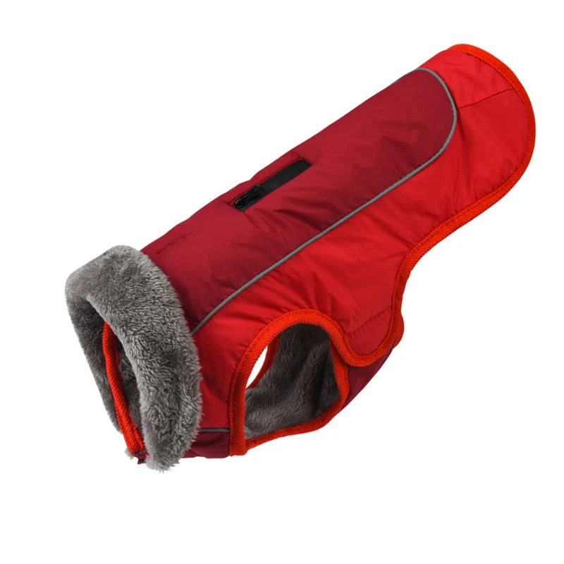 Pet de alta calidad Abrigo Forro Polar elegante reflejan perro impermeable Chaqueta ropa