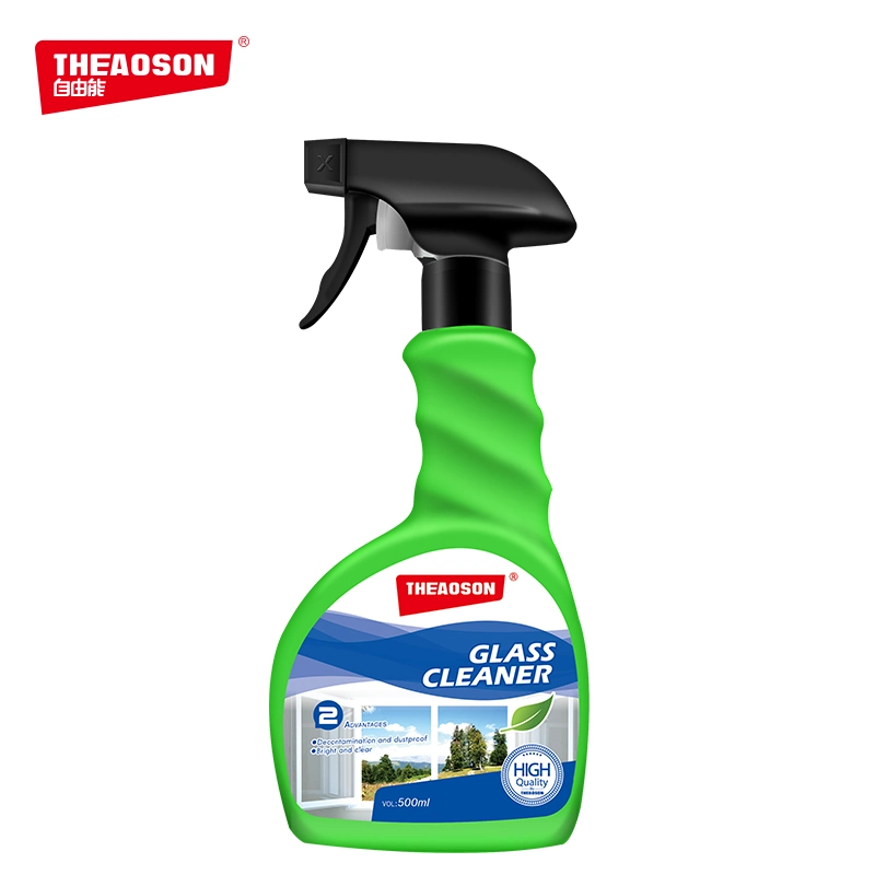 Theaoson Super Clean All Glass and Window Cleaner Spray for a Streak-Free Shine Including Mirrors, Windows, Kitchen, Home, and Auto