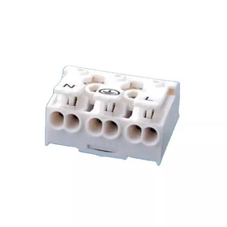 Tb-7020b/3 Top Hengda Releasable Push Wire Electrical Terminal Blocks 3ways for LED Wire Quick Connection