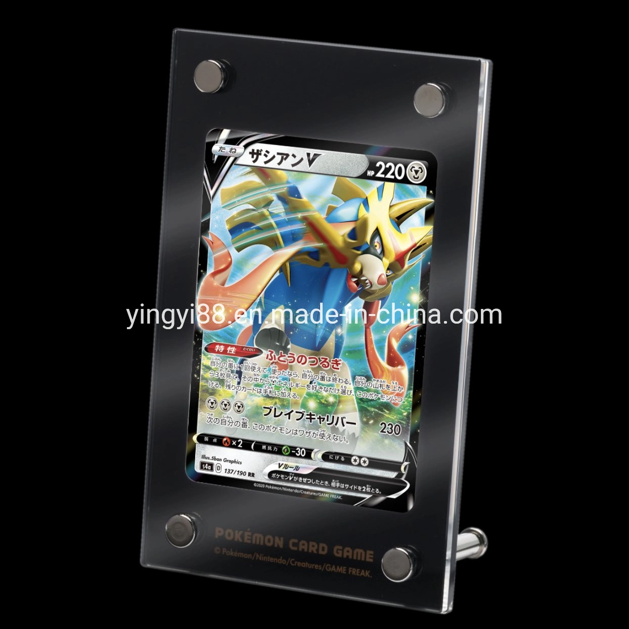 New Custom Acrylic Pokemon Card Game Display Frame