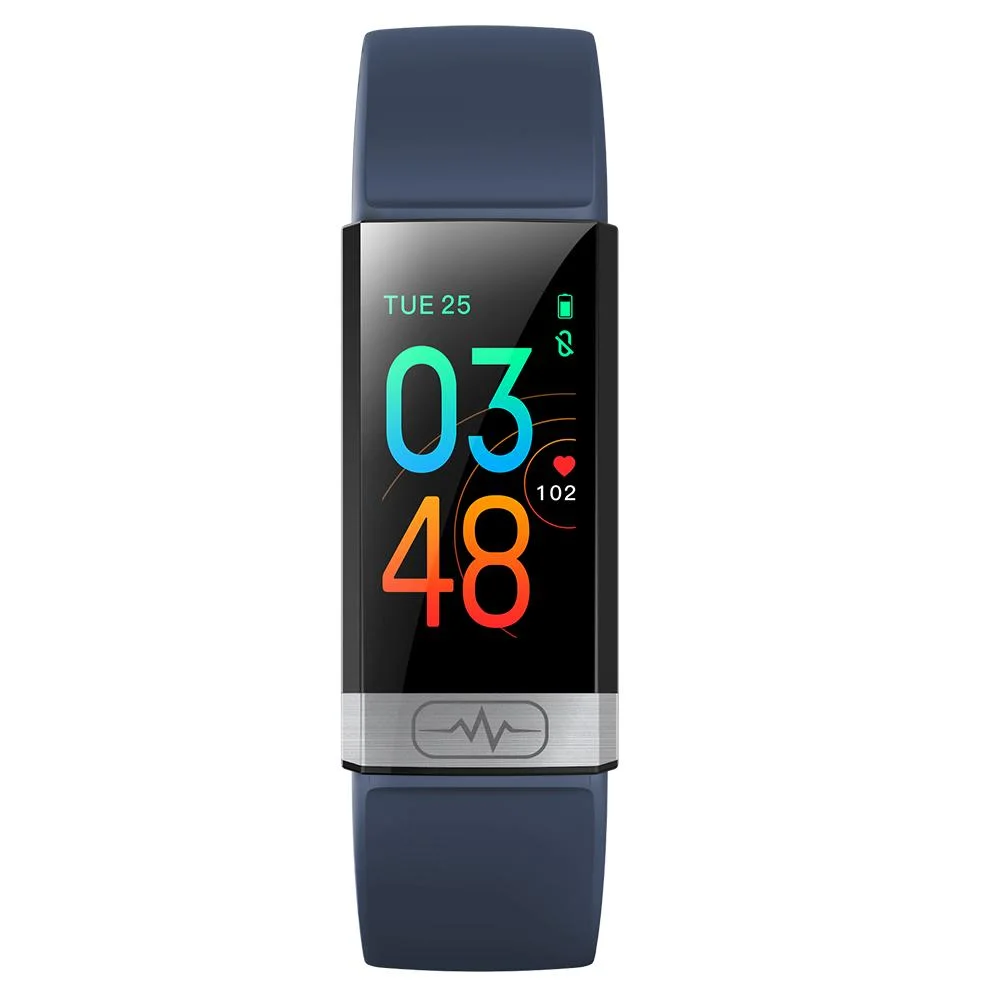 Neues Design Körpertemperatur Herzfrequenz Blutzucker-Monitoring-EKG PPG Bluetooth Sport Fitness Smart Bracelet TK31