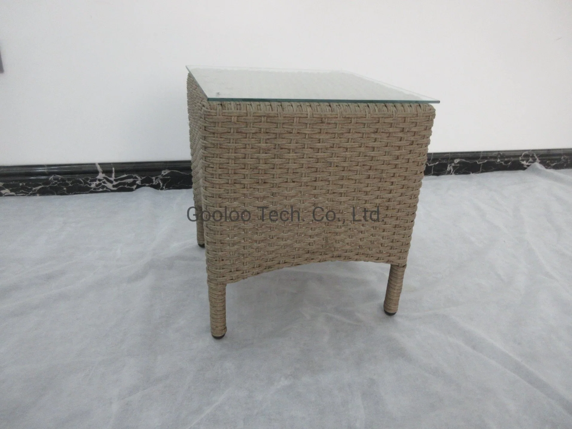 Outdoor Tisch Sets hochwertiger PE Rattan Wicker Esstisch