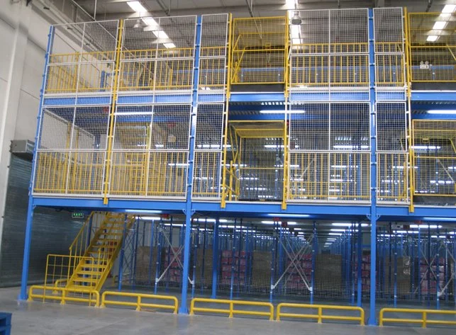 Storage Rack Mezzanine Floor System Steel Structure Platform Rack Shelf