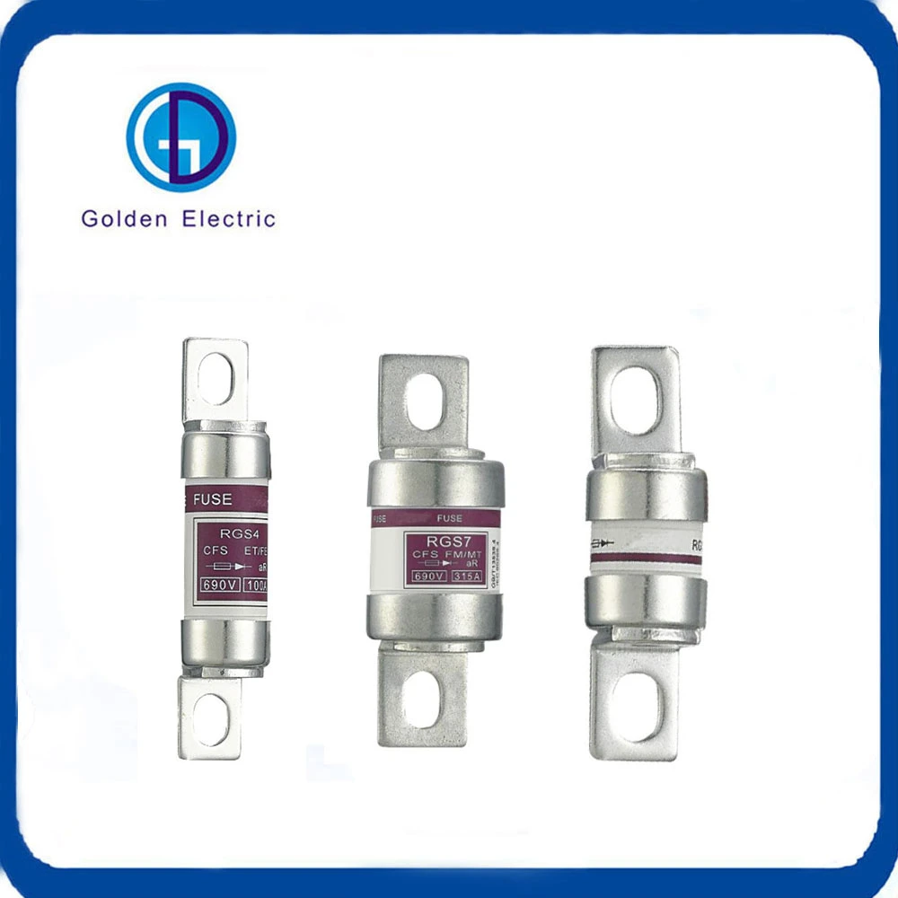 Rgs11 Rgs4 Rgs RS Rg Bolt Connected AC/DC Ceramic Fuse 100ka 10A 16A 20A 30A 60A 80A 125A 250A