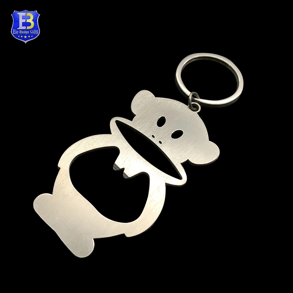 Custom Made Stocks Stainless Steel Personalised Beer Metal Bottle Opener Keyring