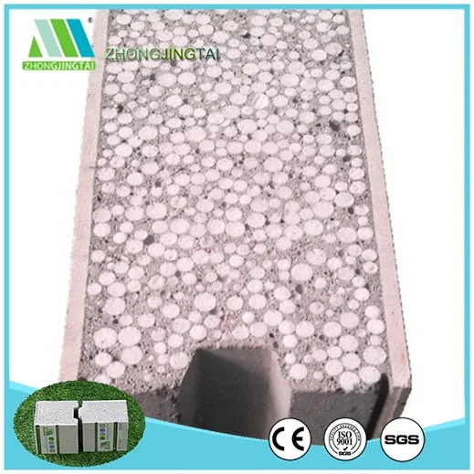 Concrete Wall Panel Calcium Silicate Surface EPS Cement Sandwich Board