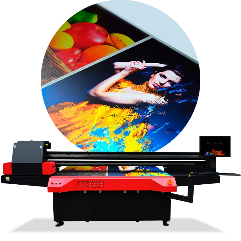High quality/High cost performance LED Flatbed UV Inkjet Printer Ricoh Gen5 Printhead