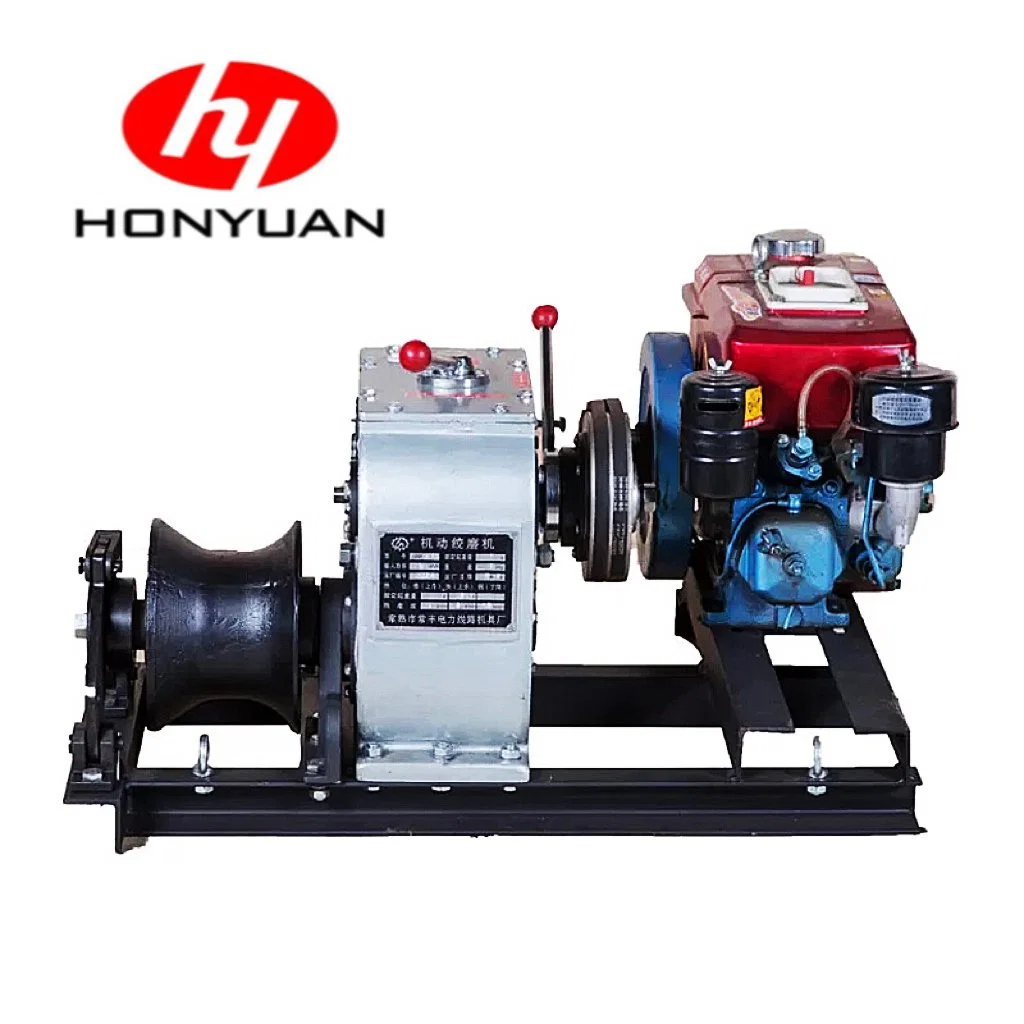 Hot Sales Diesel Engine Powered Cable Pulling Winch Machine