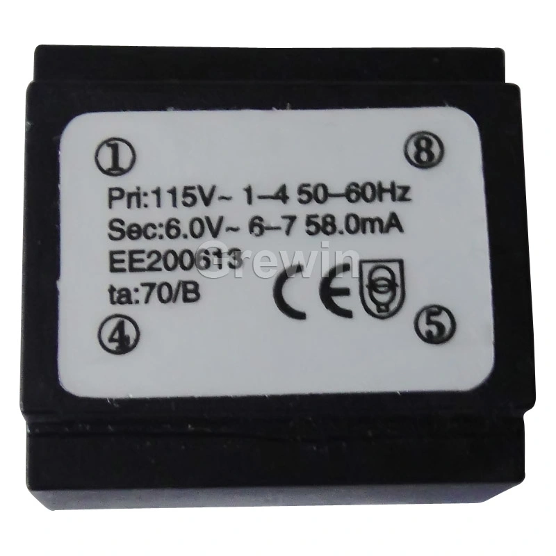 230V 9V AC Ei30 1.5va Low Frequency Encapsulated Ei Transformer