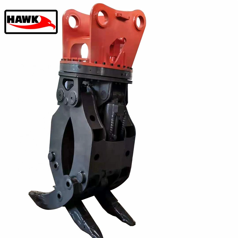 Hydraulic Log Grapple for Excavator Rotating Grapple for Sale