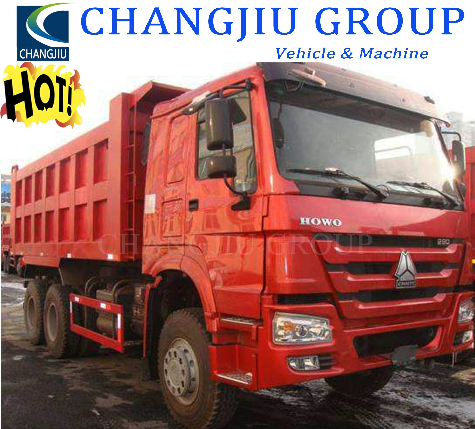 High quality/High cost performance  Used Sinotruck HOWO 6X4 Manual Transmission Mining Dump Truck for Sale