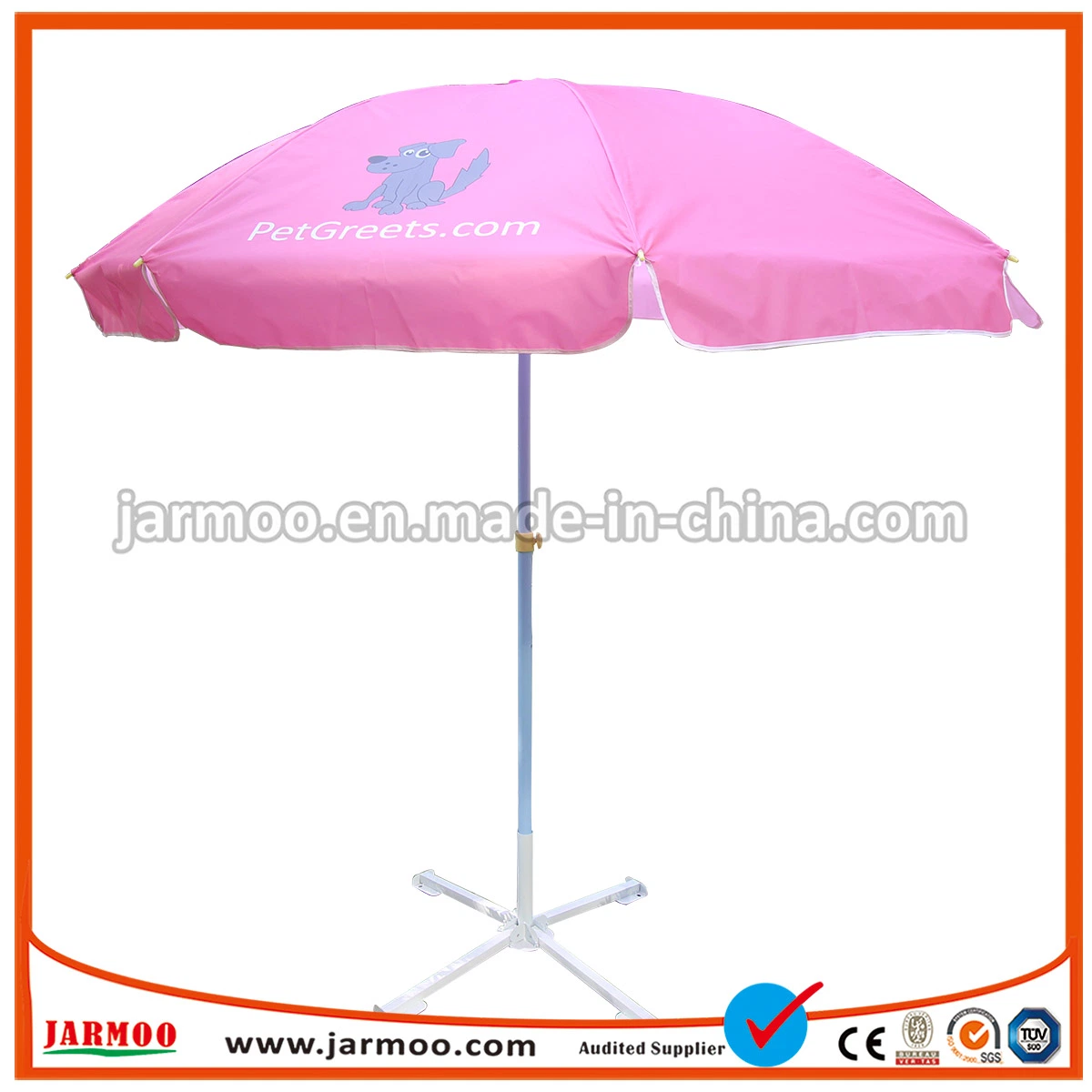 Outdoor Folding Patio Parasol Promotional Umbrella