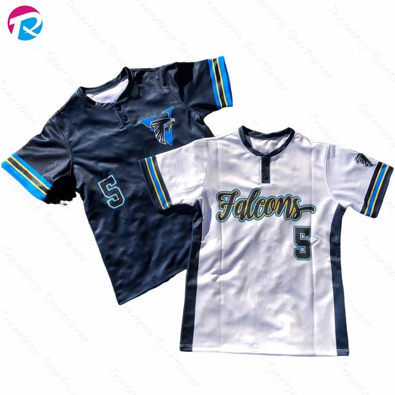 Polyester Custom Design Team Player Baseball Uniform Sets