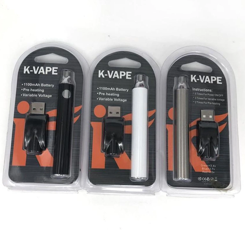 VAPE batería lápiz Vaporizer 1100mAh VV batería de precalentamiento