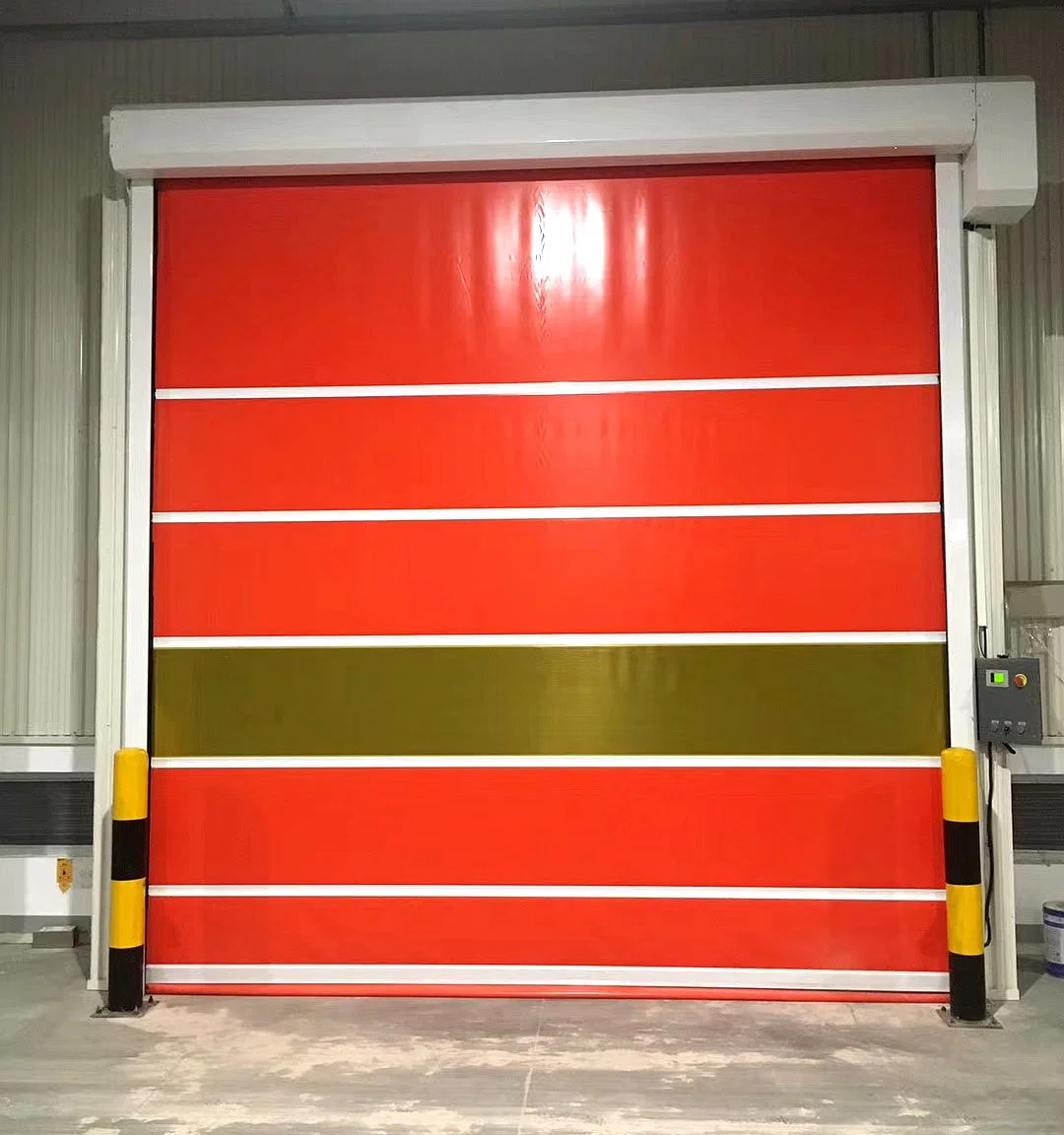 Big Sale Cold Storage Rolling Folding Roller Shutter Fast PVC Fabric Door Electric PVC Rapid Automatic Door