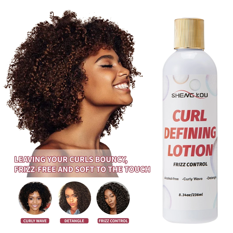 Private Label Organic Moisturizing Curly Hair Products Curl Defining Hair Cream