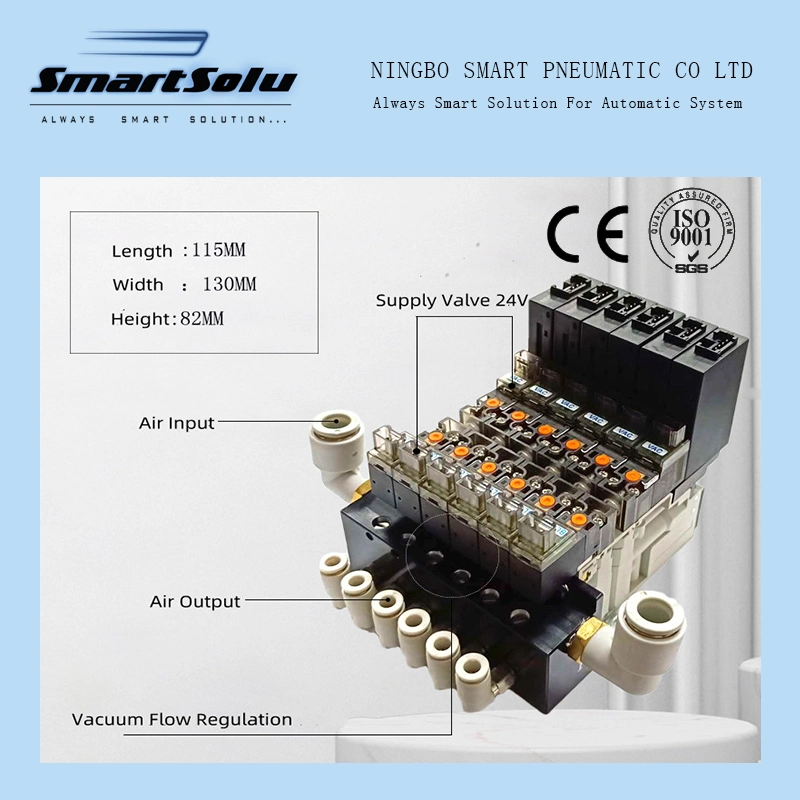 Compacto de partes separadas de tipo SMC Pneumática de alta qualidade gerador de vácuo