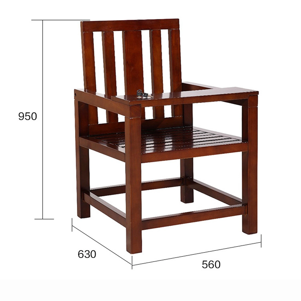 High quality/High cost performance  Classic Wood Veneer Court Furniture Project Defendant Chair