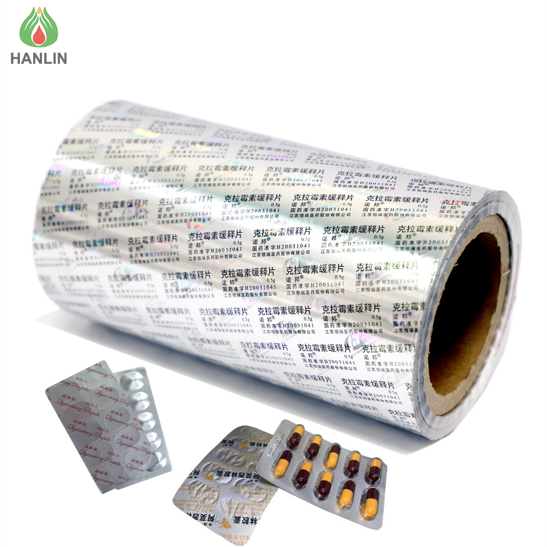 Customized Half Hard Pharmaceutical Coated Ptp Aluminum Foil for Tablets Pills Packaging