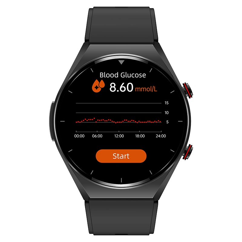 ECG de alta calidad presión arterial sueño Apnea monitorización de la frecuencia cardíaca inteligente Alarma Smart Watch para Android Ios