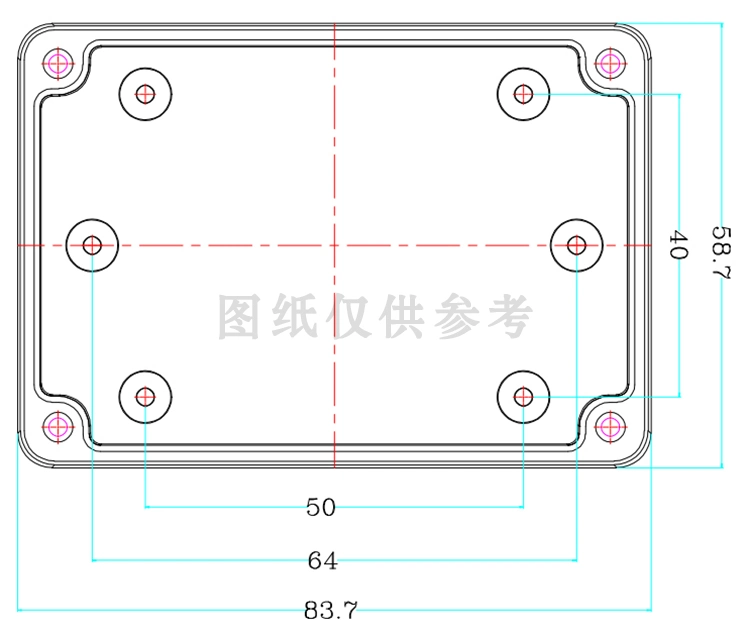 Boîtier de raccordement électrique étanche ABS IP65 IP66 plastique étanche