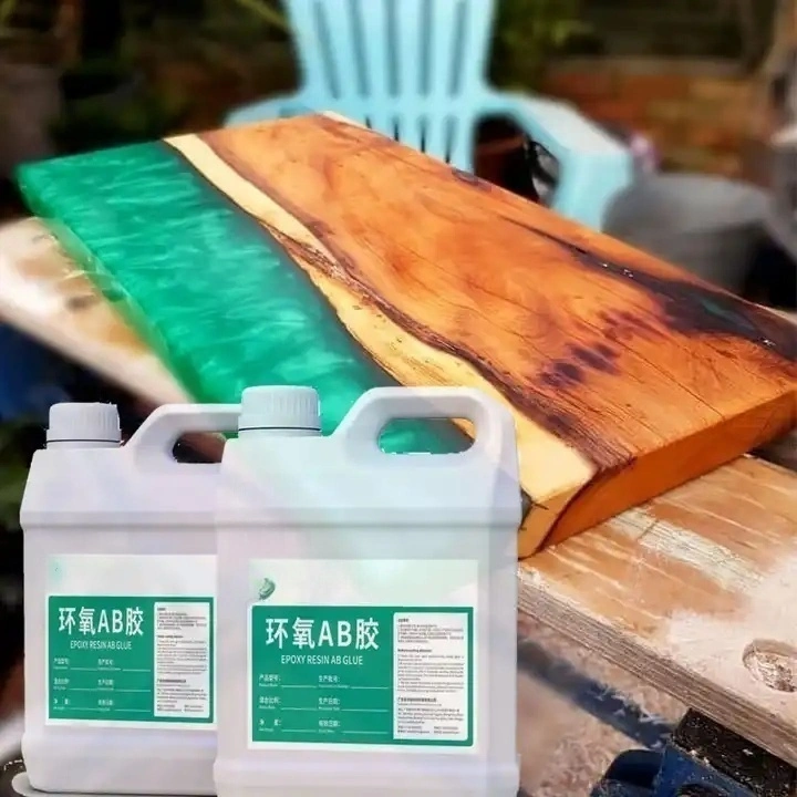 Epoxy Resin for Wood River Table/ Quick Curing Crystal Clear Epoxy Resin