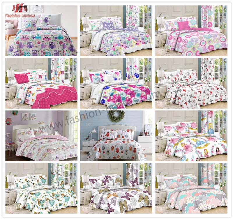 Home Christmas 3-Piece Juvenile Quilt Coverlets Bedding